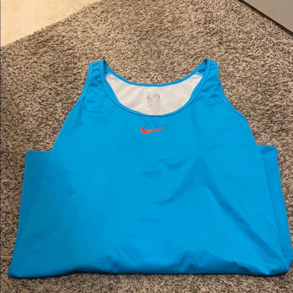 Nike Pro blue tank top shirt size XL - Picture 2 of 4